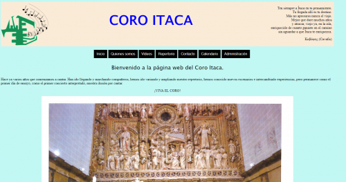 Captura de pantalla número 1 del proyecto Coro Ítaca