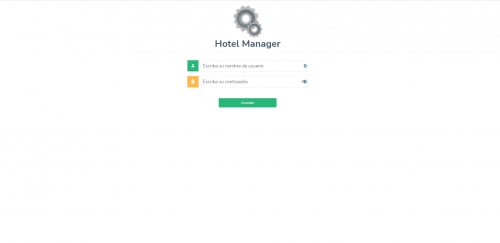Captura de pantalla número 1 del proyecto Hotel Manager